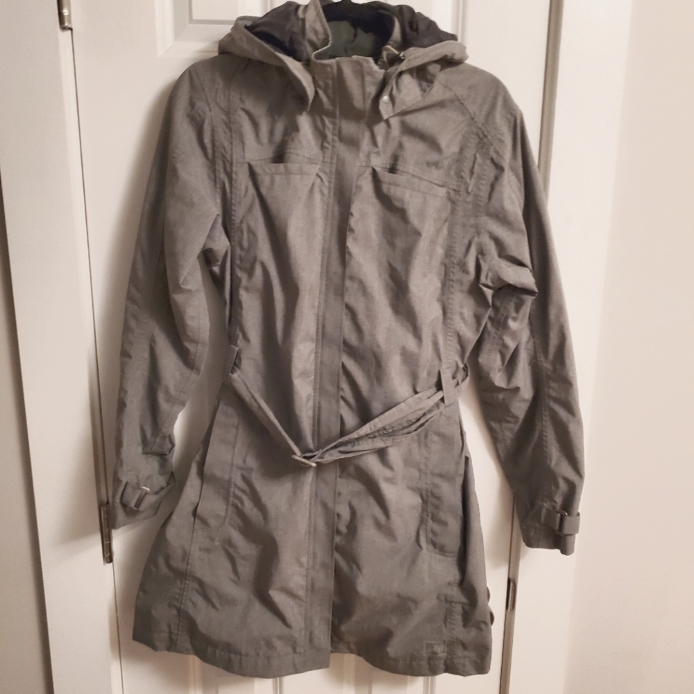 REI Large Gray Women's La Selva Rain Jacket